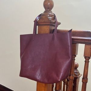 Madewell zipper transport tote